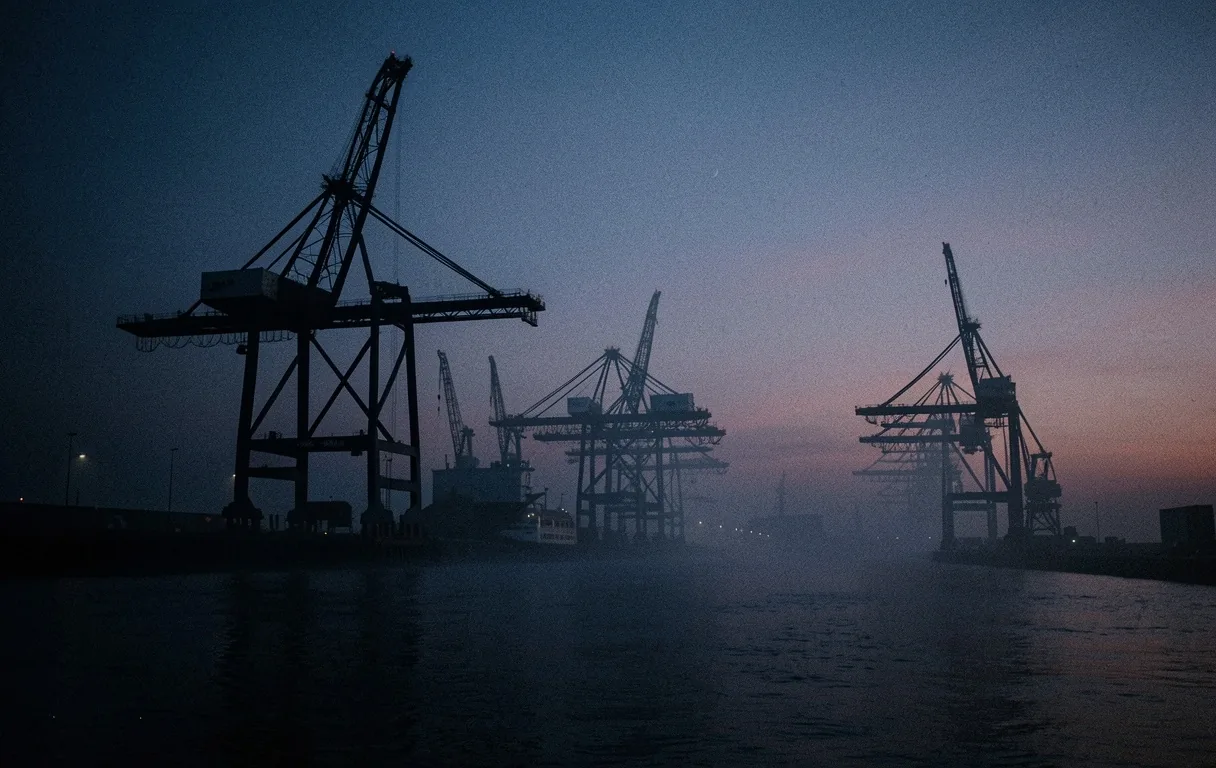 Danish industrial coastline